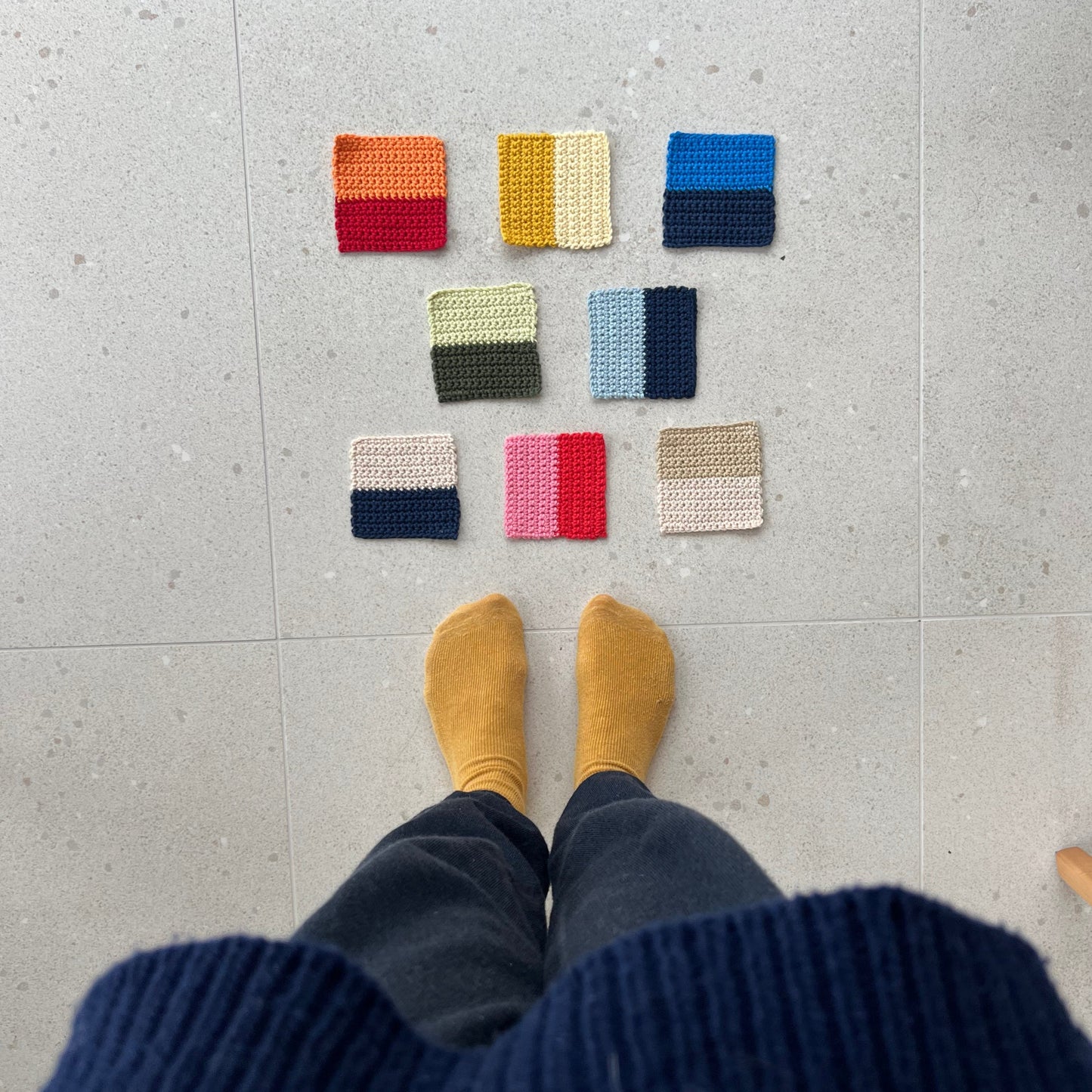 The Halfie Coaster Pattern