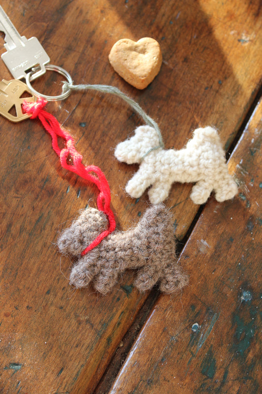 Dog Keychain Crochet Pattern