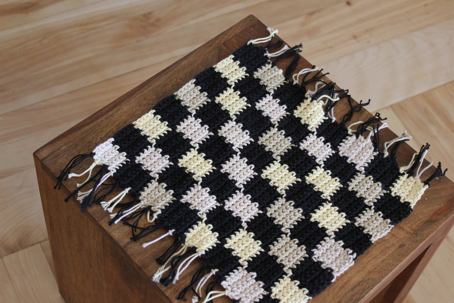 Handmade Crochet Chess Board