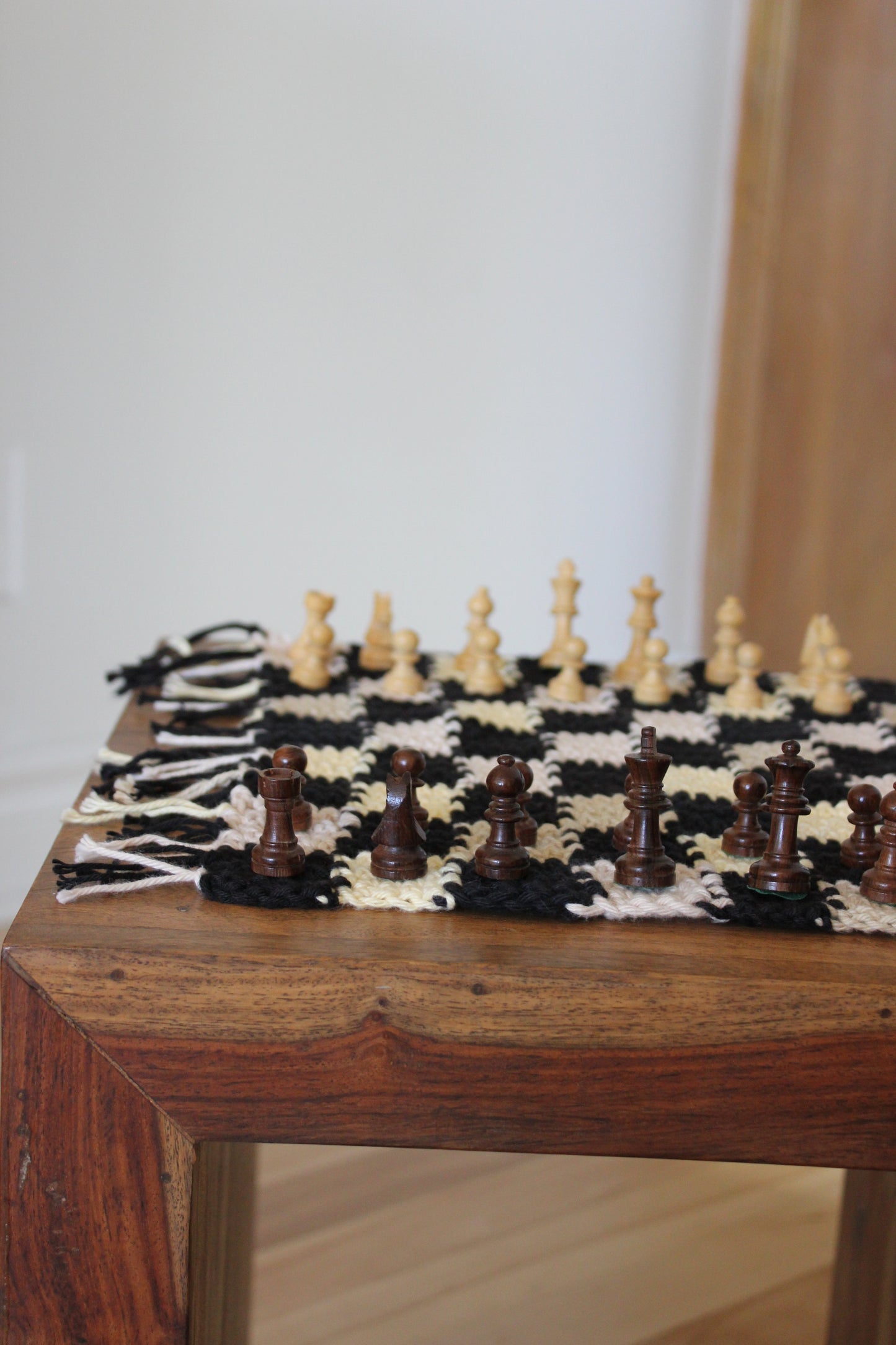 Handmade Crochet Chess Board