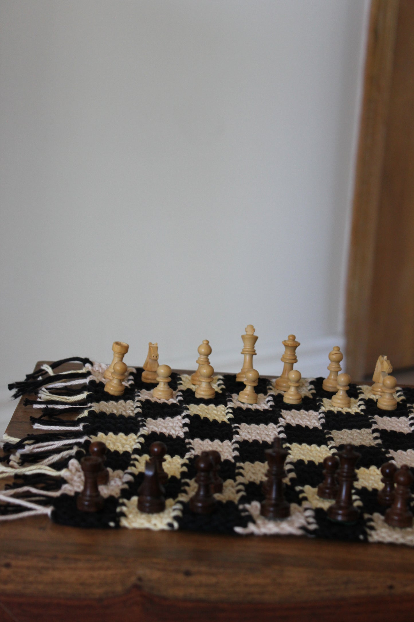 Handmade Crochet Chess Board