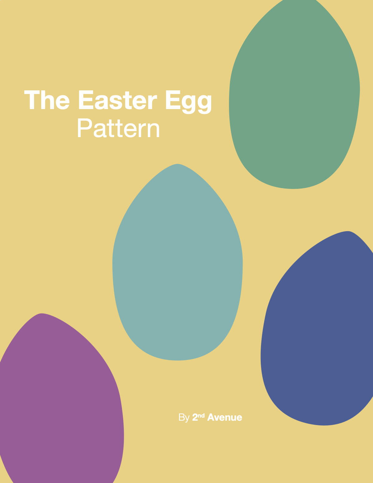 Easter Egg Crochet Pattern