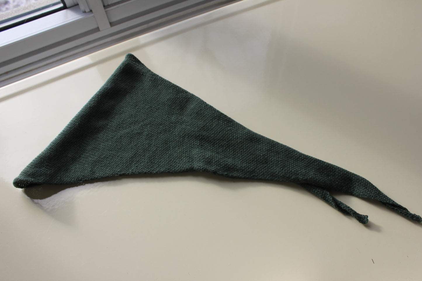 Forest green headscarf