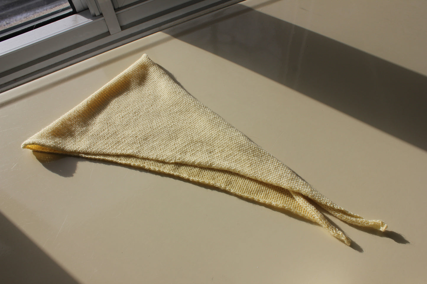 Butter yellow headscarf