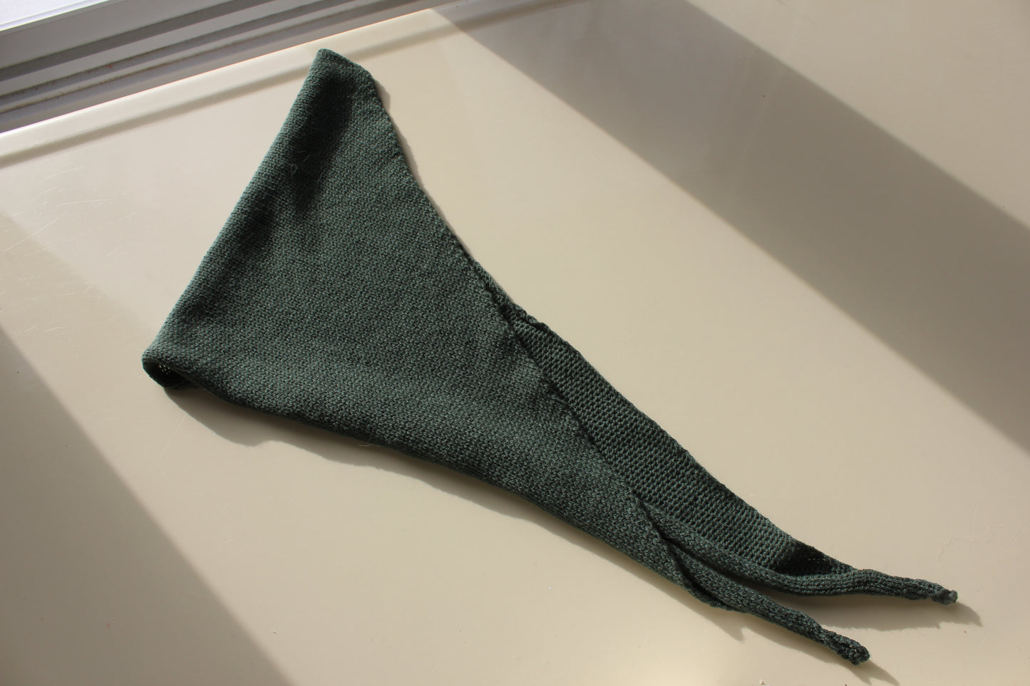 Forest green headscarf