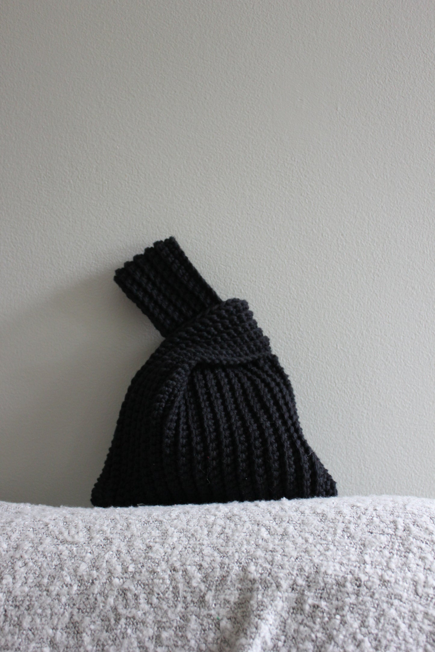 The Japanese Black Knot Bag