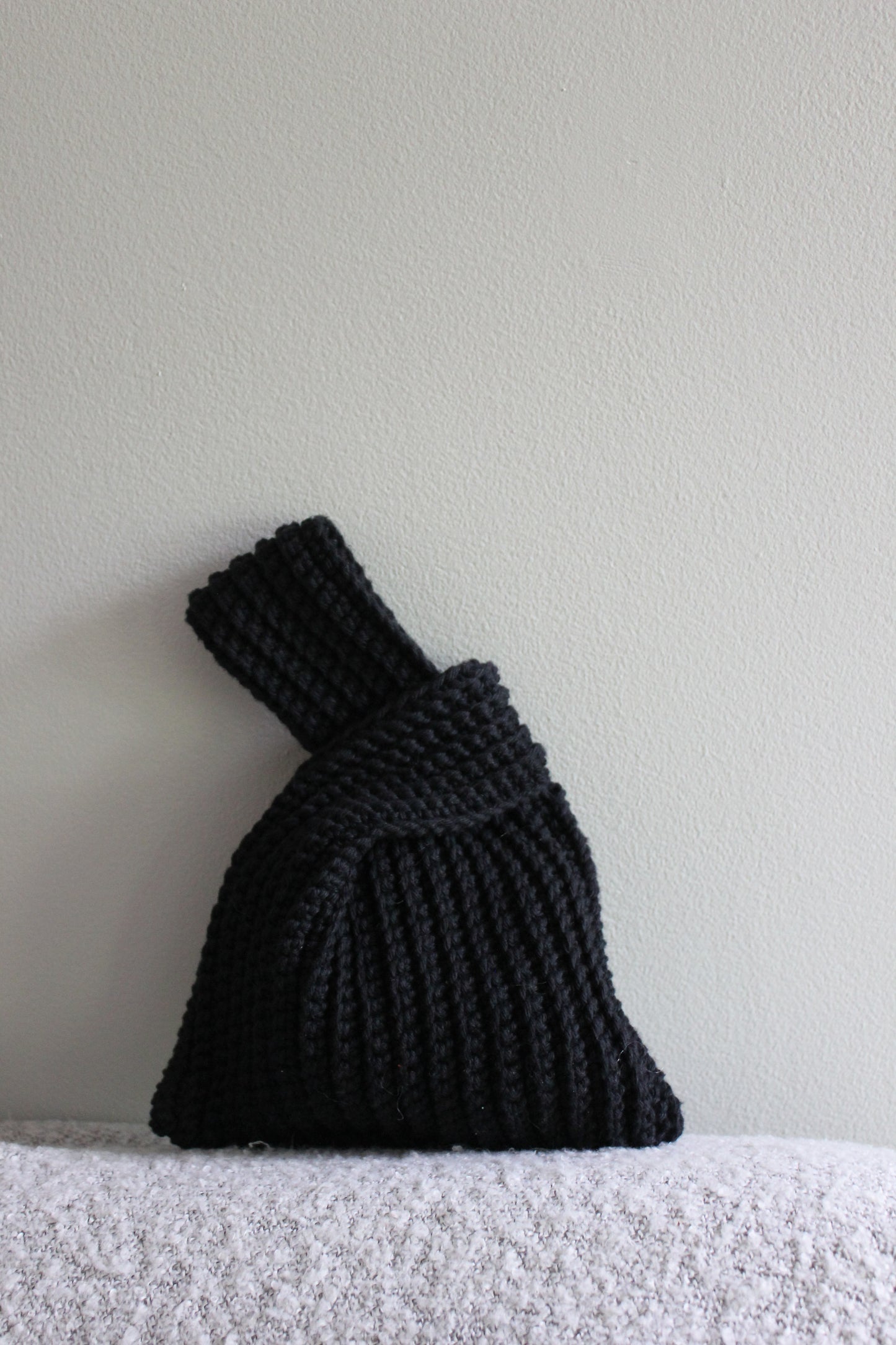 The Japanese Black Knot Bag