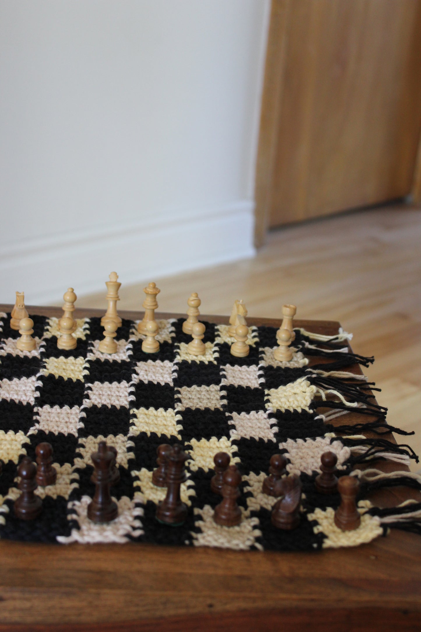 Handmade Crochet Chess Board