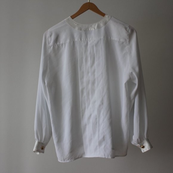 Aquascutum Vintage White Blouse