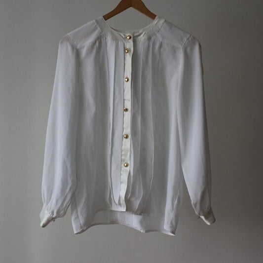 Aquascutum Vintage White Blouse