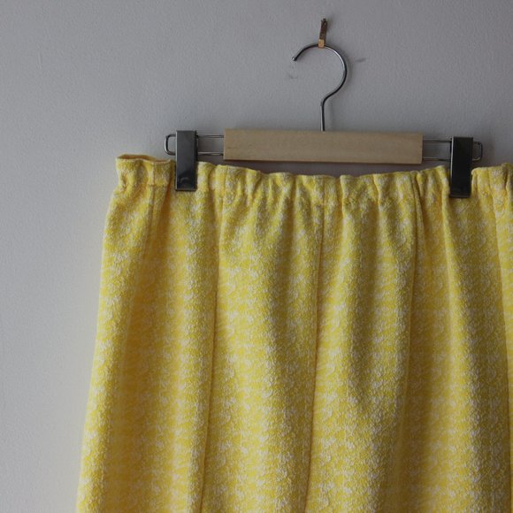 Vintage Pastel Yellow Skirt