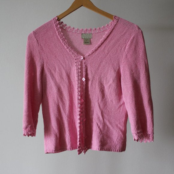 Vintage Pink Cardigan