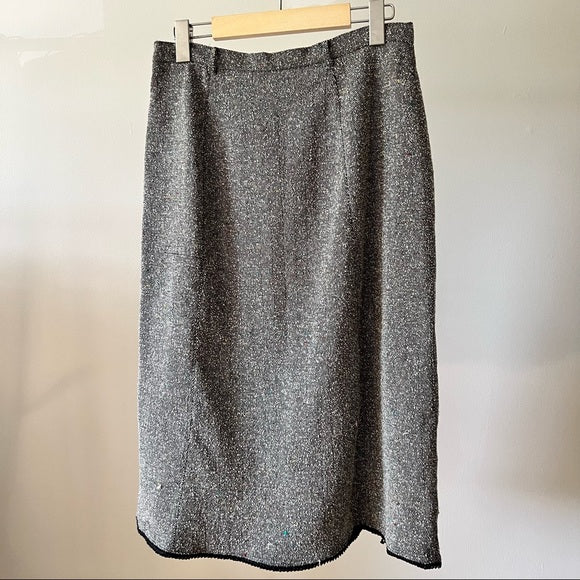 Vintage Gray Skirt Size 8P