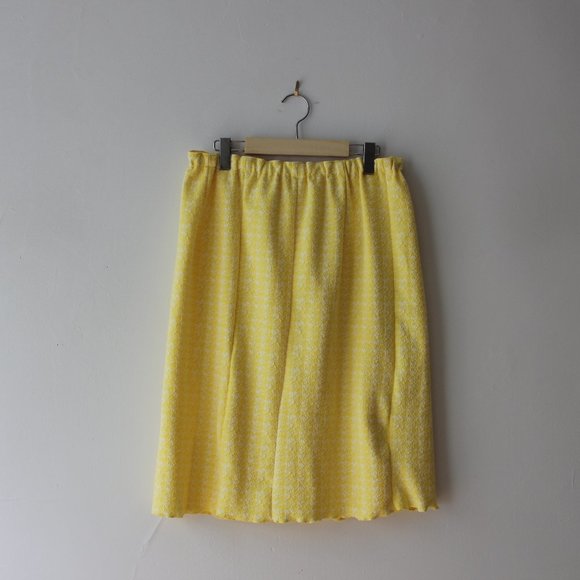 Vintage Pastel Yellow Skirt