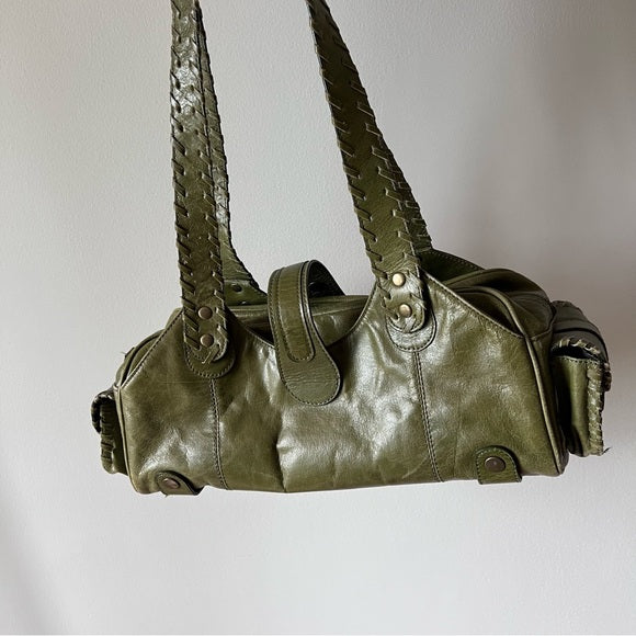 Danier Green Leather Bag