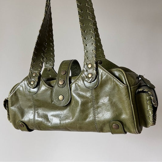 Danier Green Leather Bag