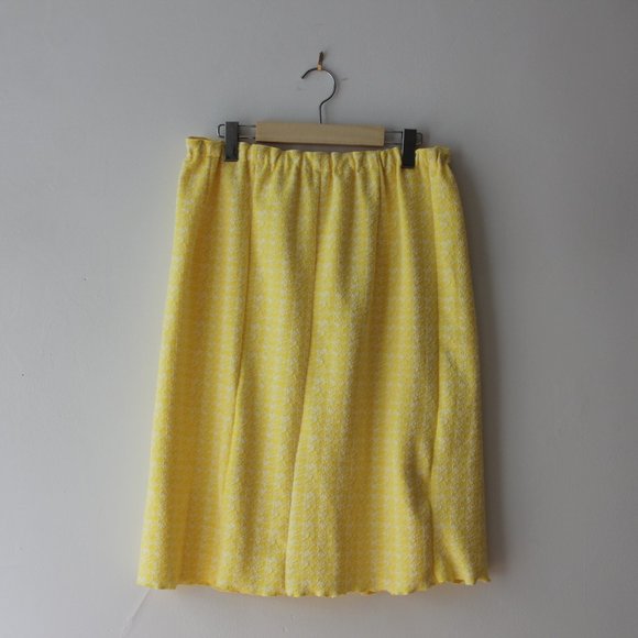 Vintage Pastel Yellow Skirt