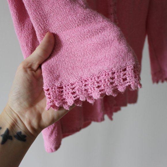 Vintage Pink Cardigan