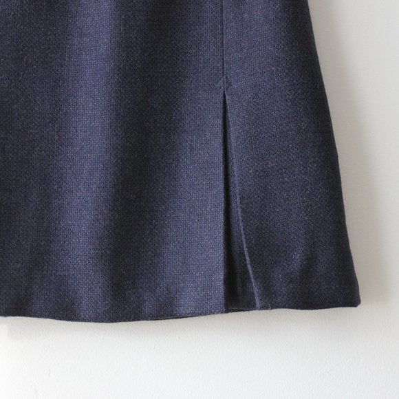 Vintage Marine Wool Skirt