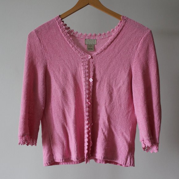 Vintage Pink Cardigan