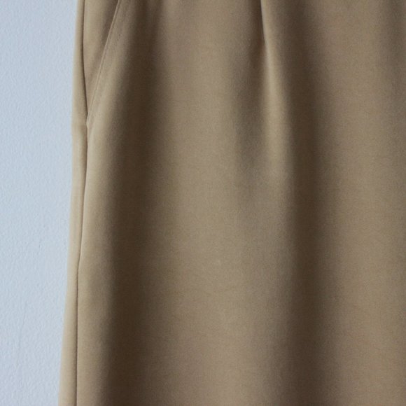 Vintage 70's Suede Tan Skirt