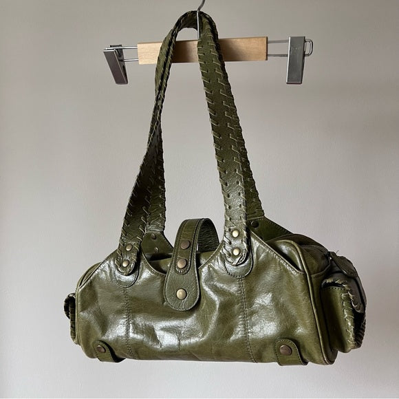 Danier Green Leather Bag