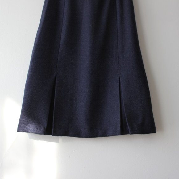 Vintage Marine Wool Skirt