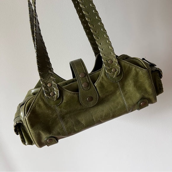 Danier Green Leather Bag