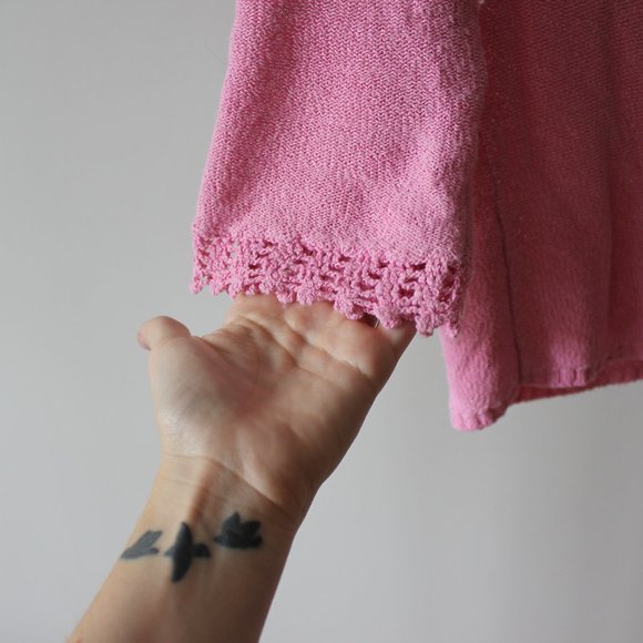 Vintage Pink Cardigan