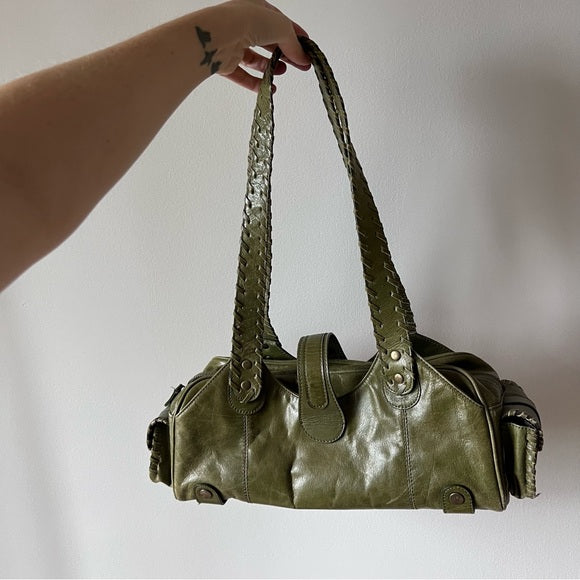 Danier Green Leather Bag