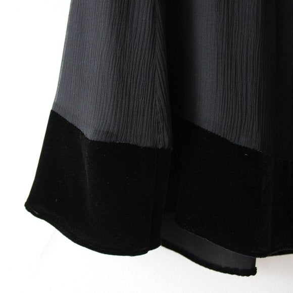 Silk Black Skirt Size 1