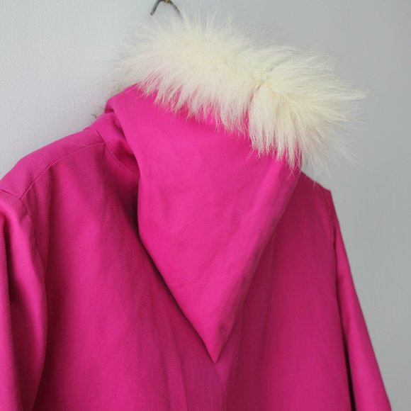 Vintage Pink Embroidered Long Coat