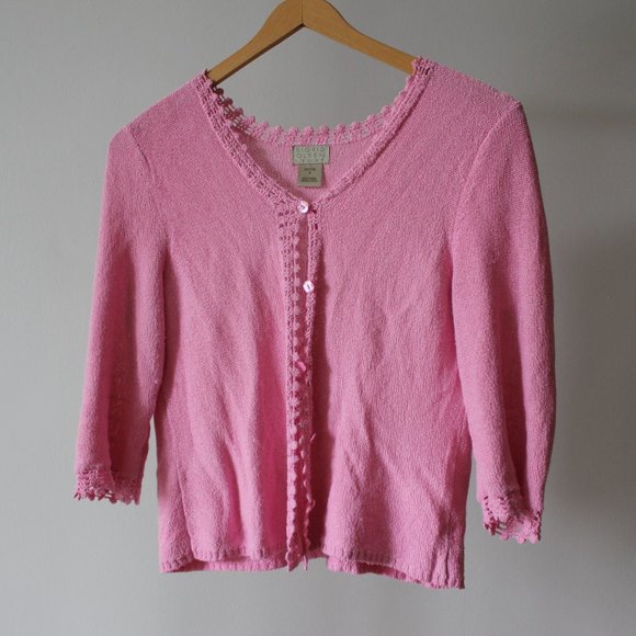 Vintage Pink Cardigan