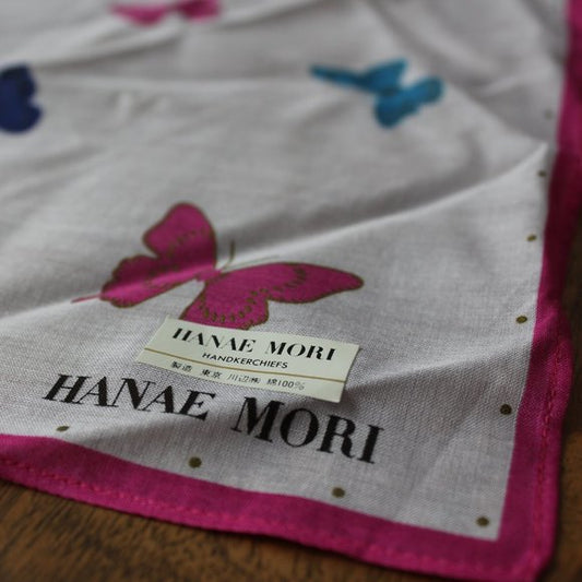 Hanae Mori Iconic Butterfly Square Scarf