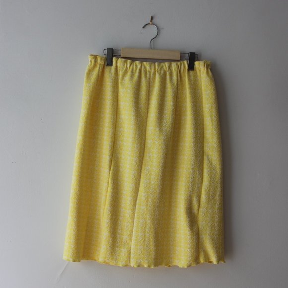 Vintage Pastel Yellow Skirt