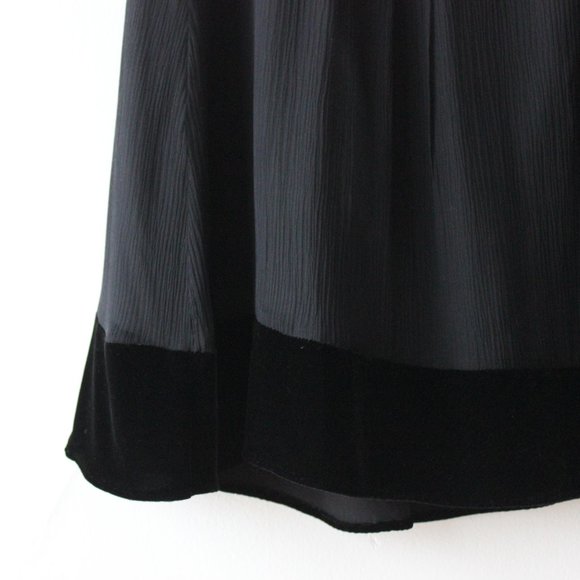 Silk Black Skirt Size 1