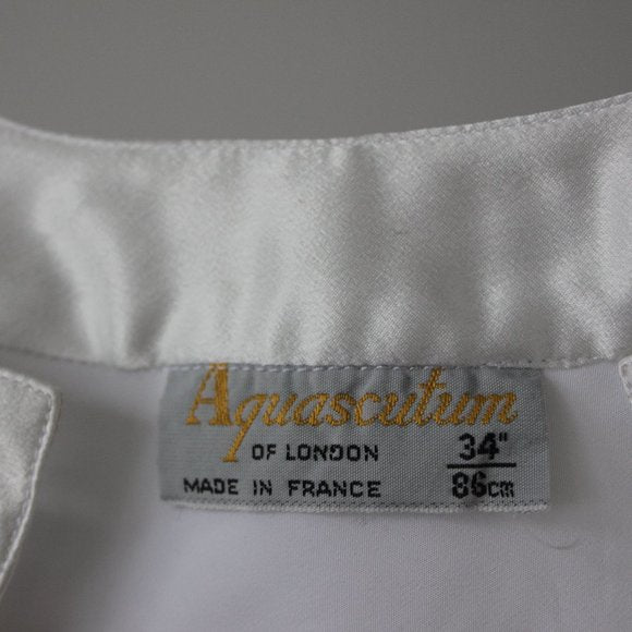 Aquascutum Vintage White Blouse