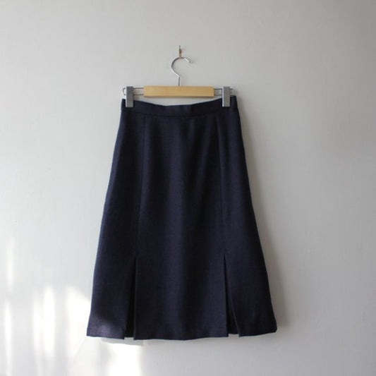 Vintage Marine Wool Skirt