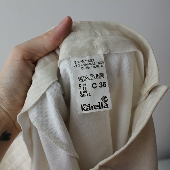 Vintage Finn Karelia Cream Trousers