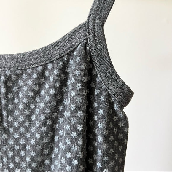 Vintage 90’s Floral Gray Tank Top