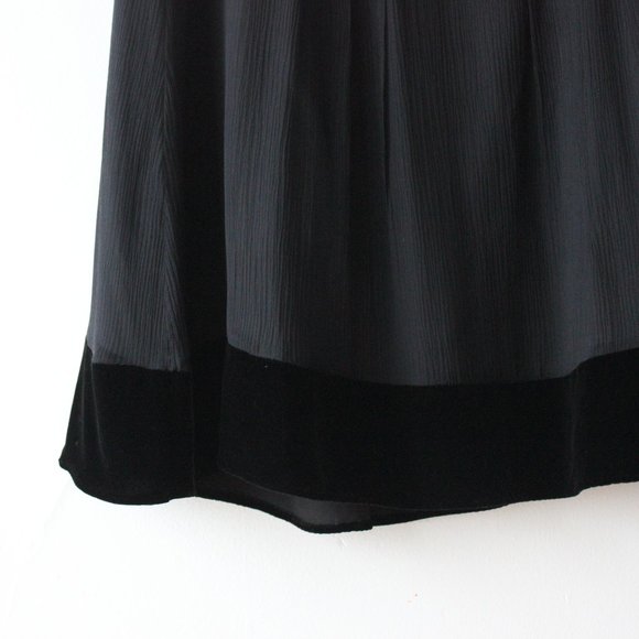 Silk Black Skirt Size 1