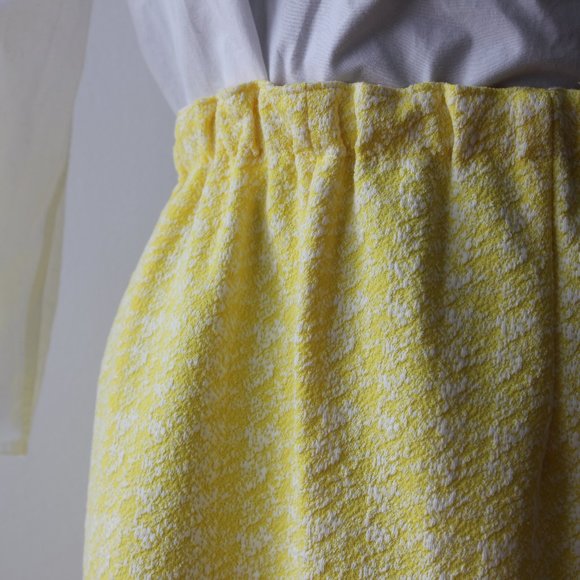 Vintage Pastel Yellow Skirt