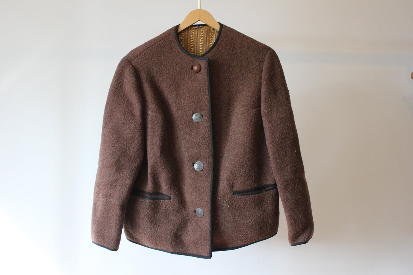 Vintage Brown Wool Jacket