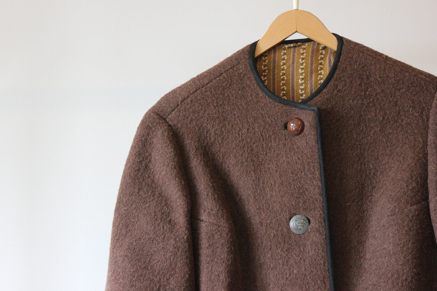 Vintage Brown Wool Jacket