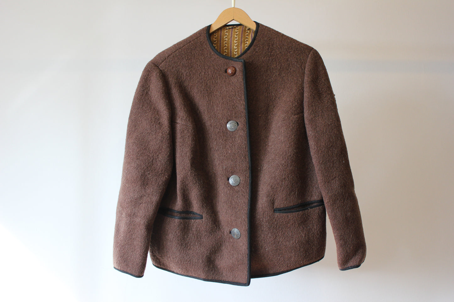 Vintage Brown Wool Jacket