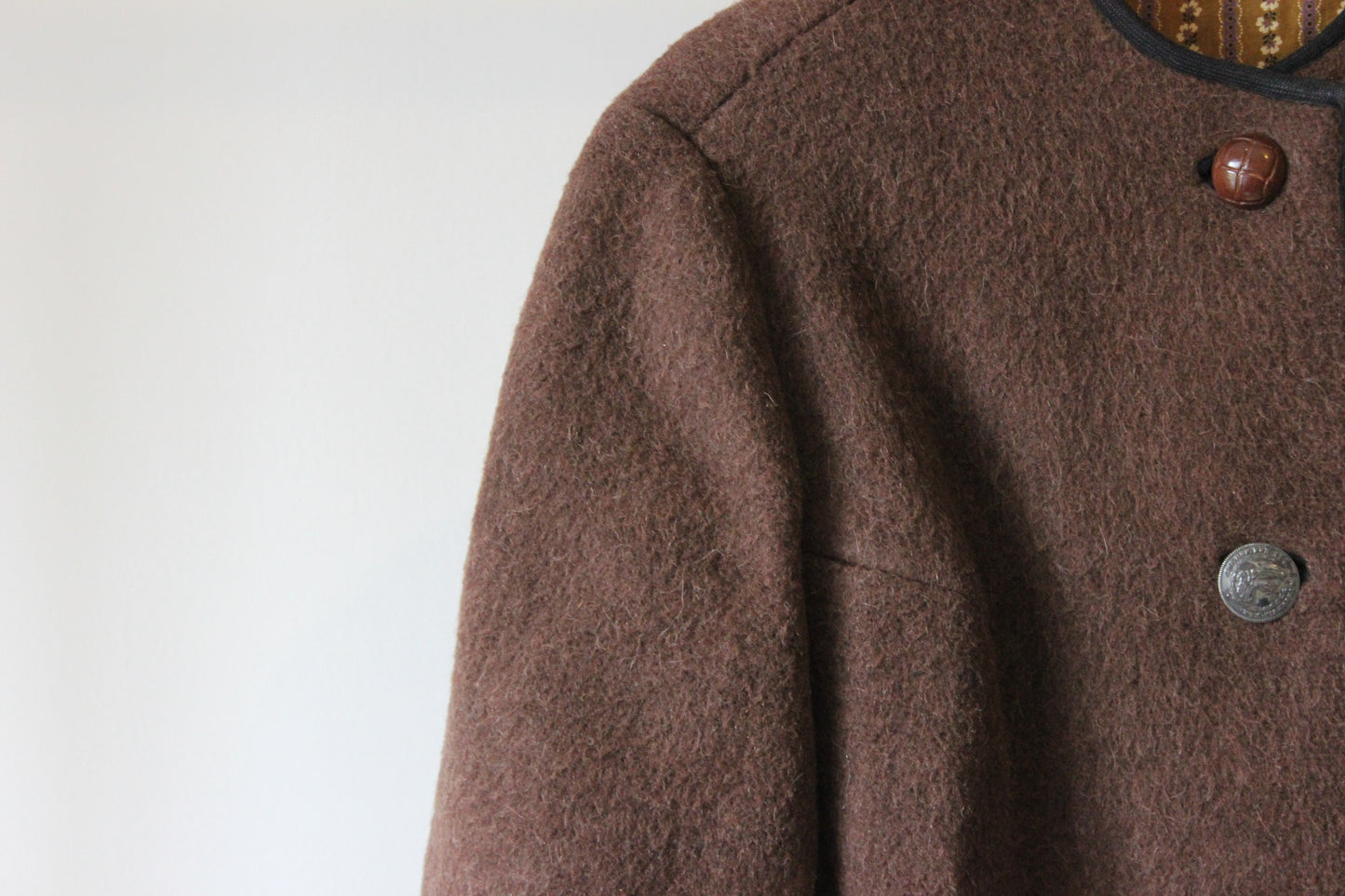 Vintage Brown Wool Jacket