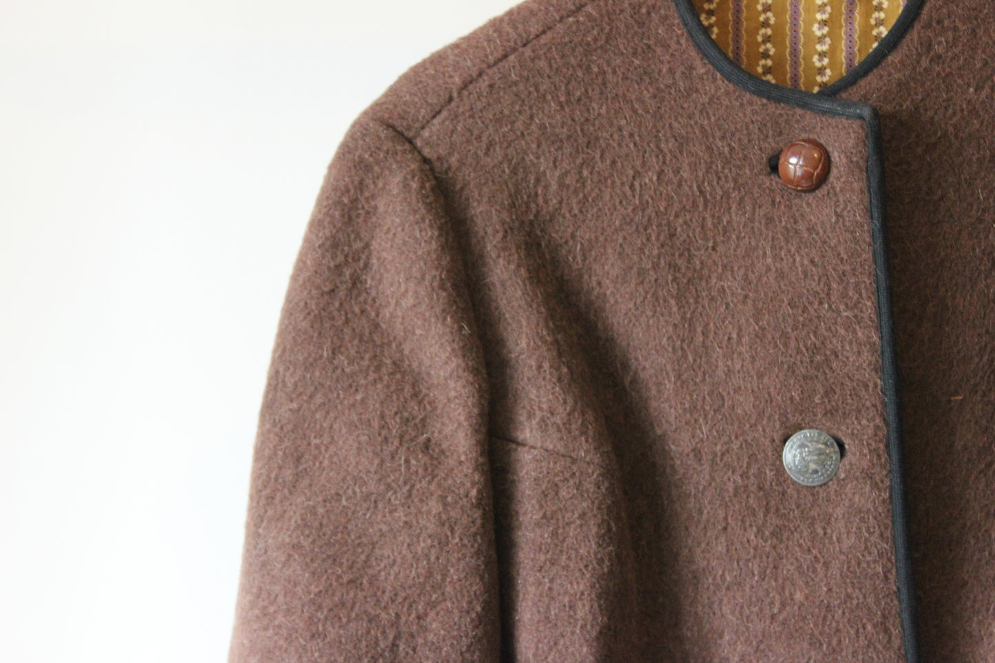 Vintage Brown Wool Jacket