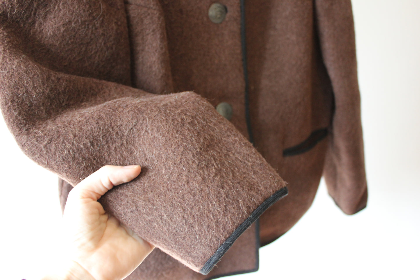 Vintage Brown Wool Jacket