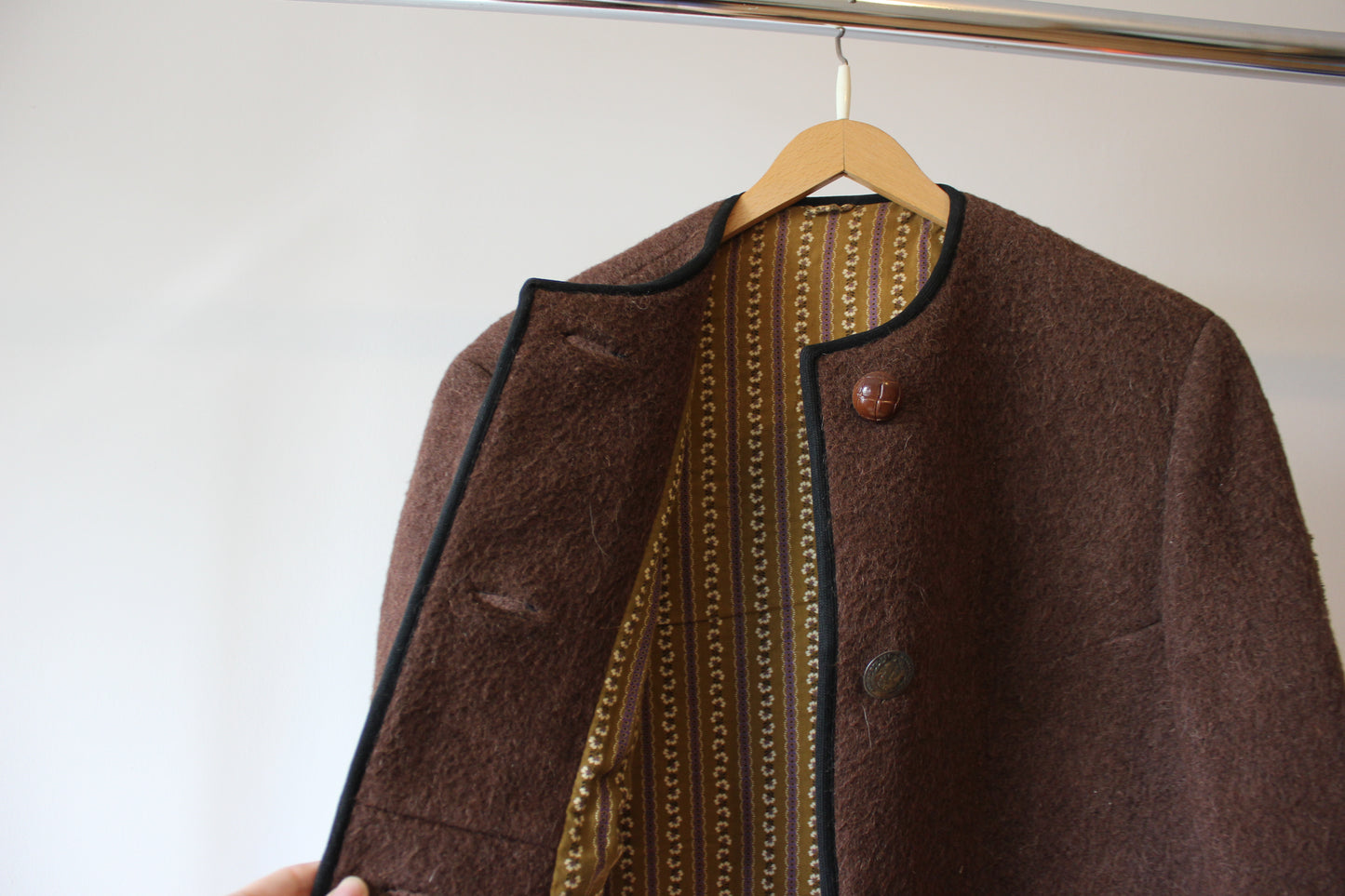 Vintage Brown Wool Jacket