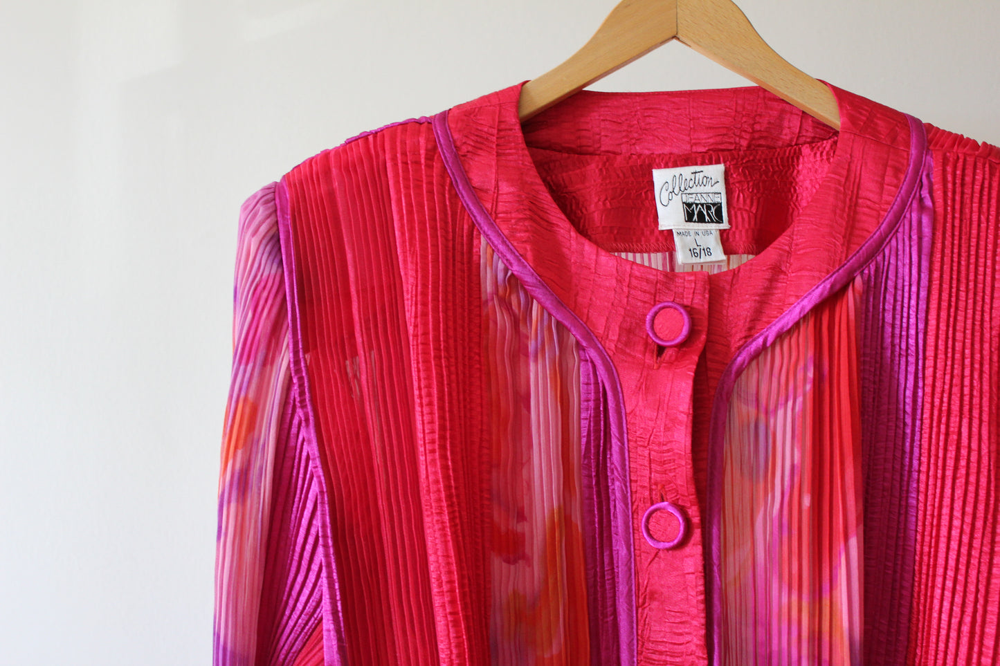 Vintage 80's Pink Funky Blazer